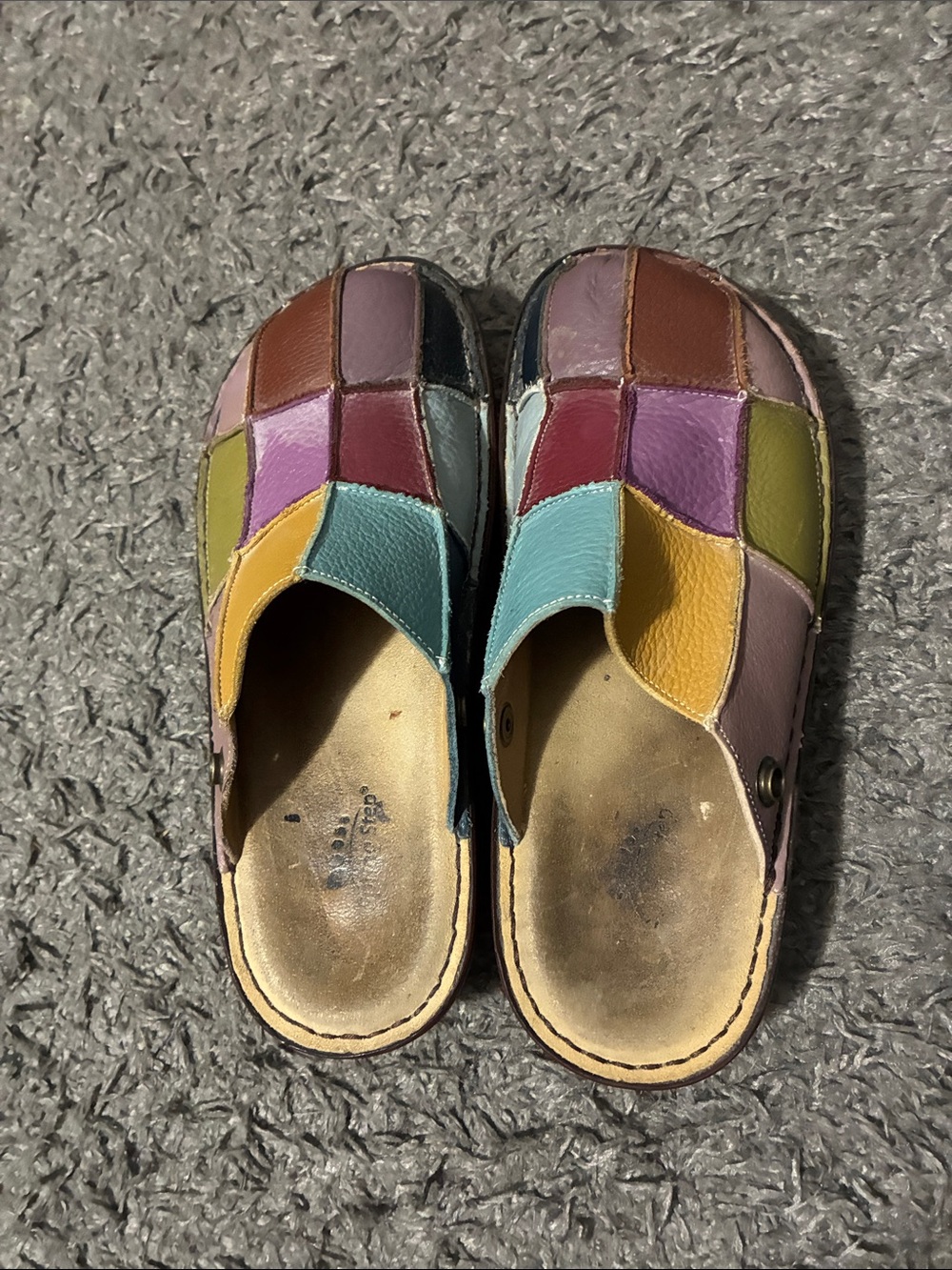 Spring step checkered sandals - Picture 6 of 8